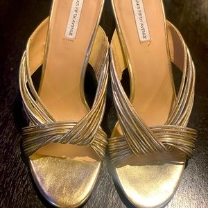 Metalic Mules from Saks Fifth Avenue